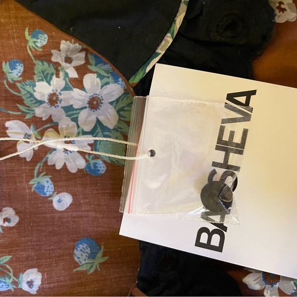 Batsheva Clarice Dress in Brown Lily 16 - Picture 12 of 16